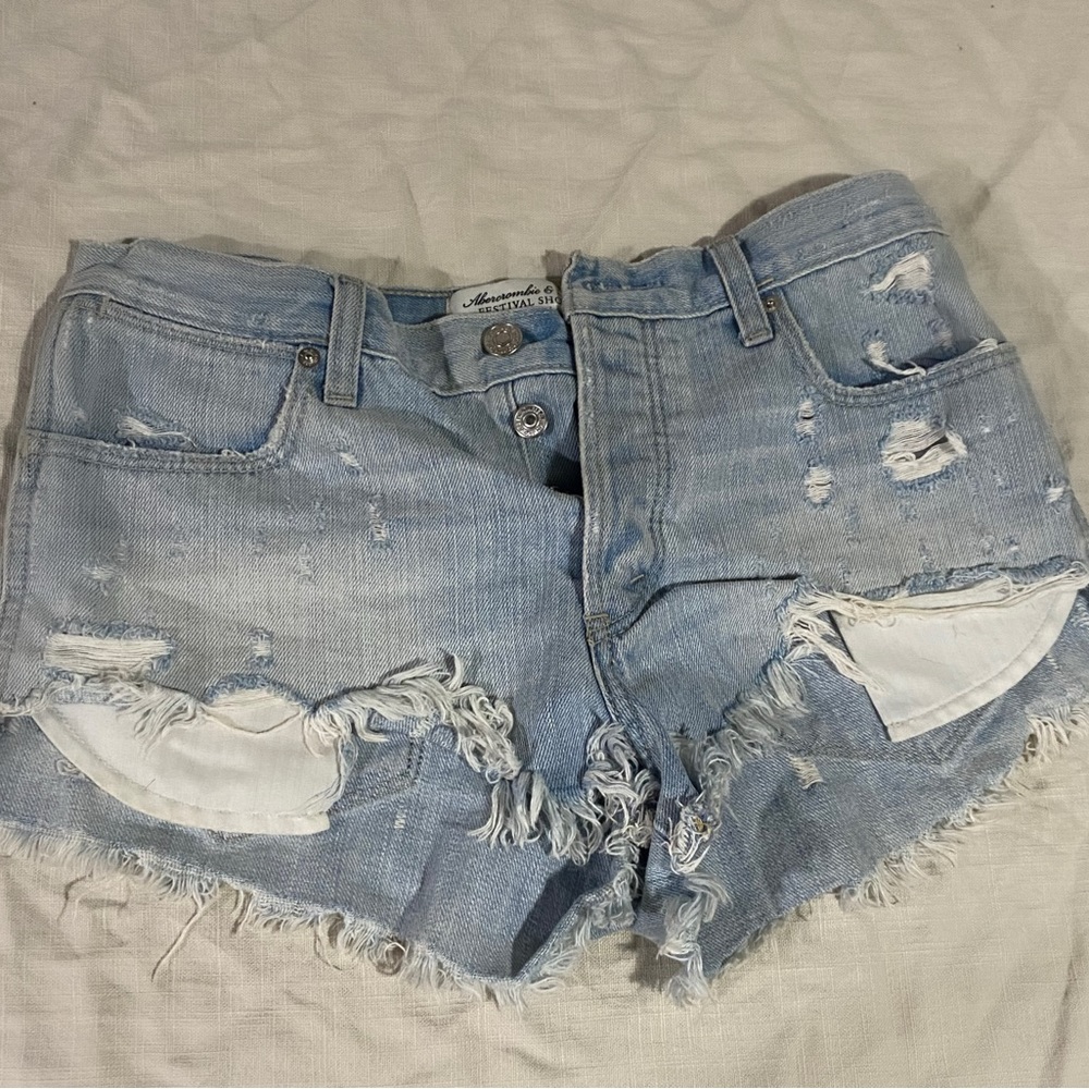 Abercrombie and Fitch High Rise Festival Shorts